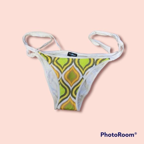 4/$16- Retro Knotted Waist Bikini Bottom - Picture 1 of 3